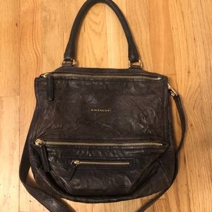 Givenchy Pandora Distressed Leather Medium Bag